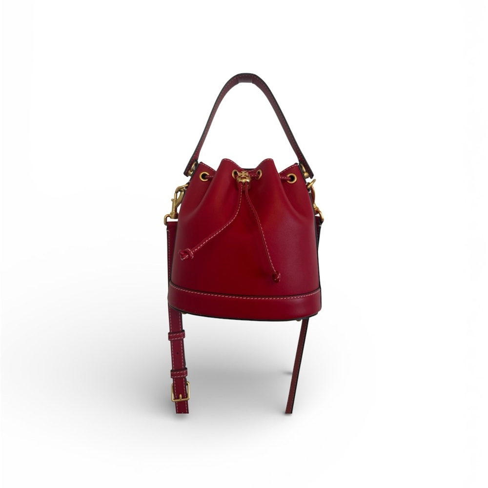 Tory Burch Red Bucket Bag
